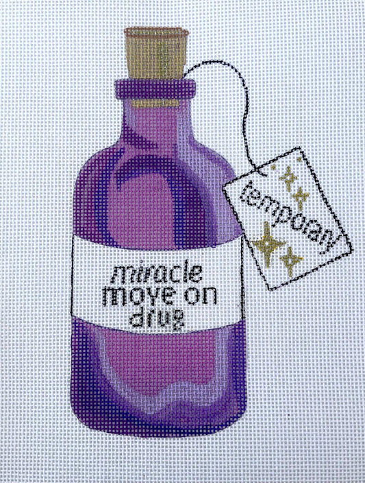 PRE ORDER- 4 weeks Swiftie TTPD Fortnight miracle move on drug inspired Hand Painted Needlepoint Canvas