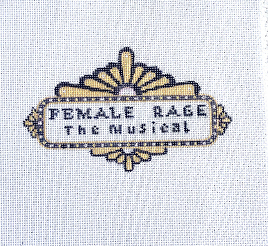 PRE ORDER- 4 weeks Swiftie female rage the musical (Taylor swift TTPD) hand painted needlepoint canvas