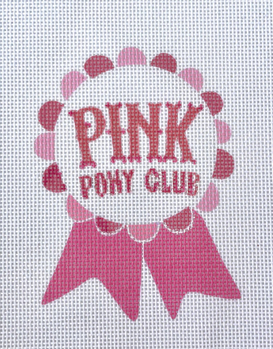 PRE ORDER- 4 weeks Chappell Roan inspired pink pony club Hand Painted Needlepoint Canvas