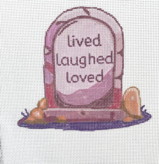 PRE ORDER- 4 weeks Halloween graveyard- live laughed loved tombstone