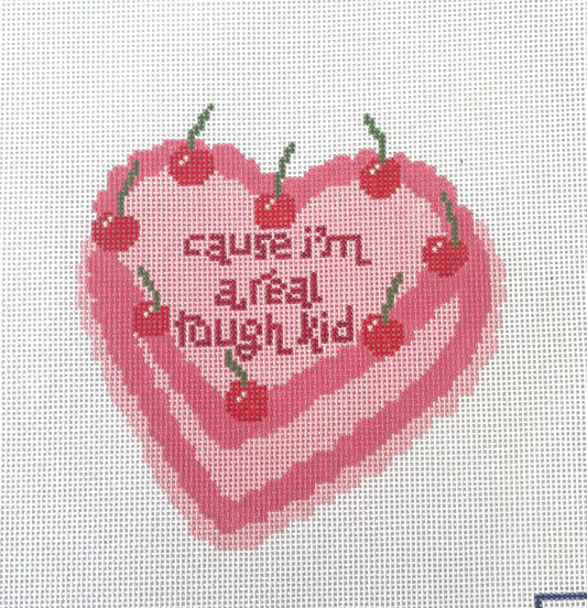 PRE ORDER- 4 weeks -Swiftie I can do it with a broken heart (Taylor swift TTPD) Hand Painted Needlepoint Canvas